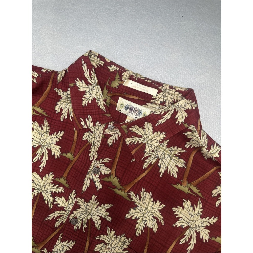 Campia Moda Men's Hawaiian Shirt XXL Short Sleeve, Button-Up, Tribal Print